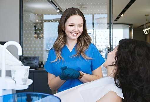 Dentist With Patient